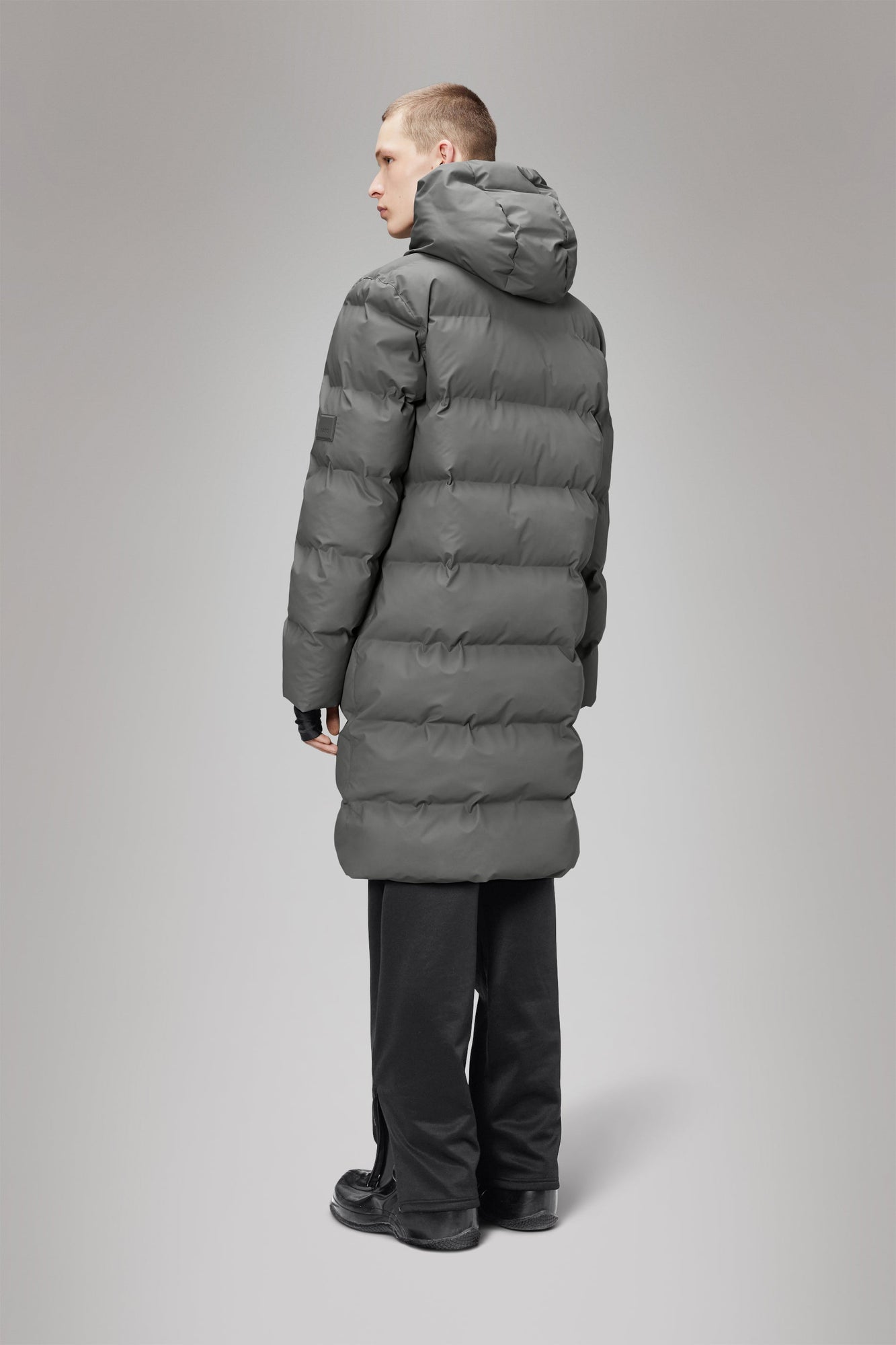 Alta Longer Puffer Jacket | Grey