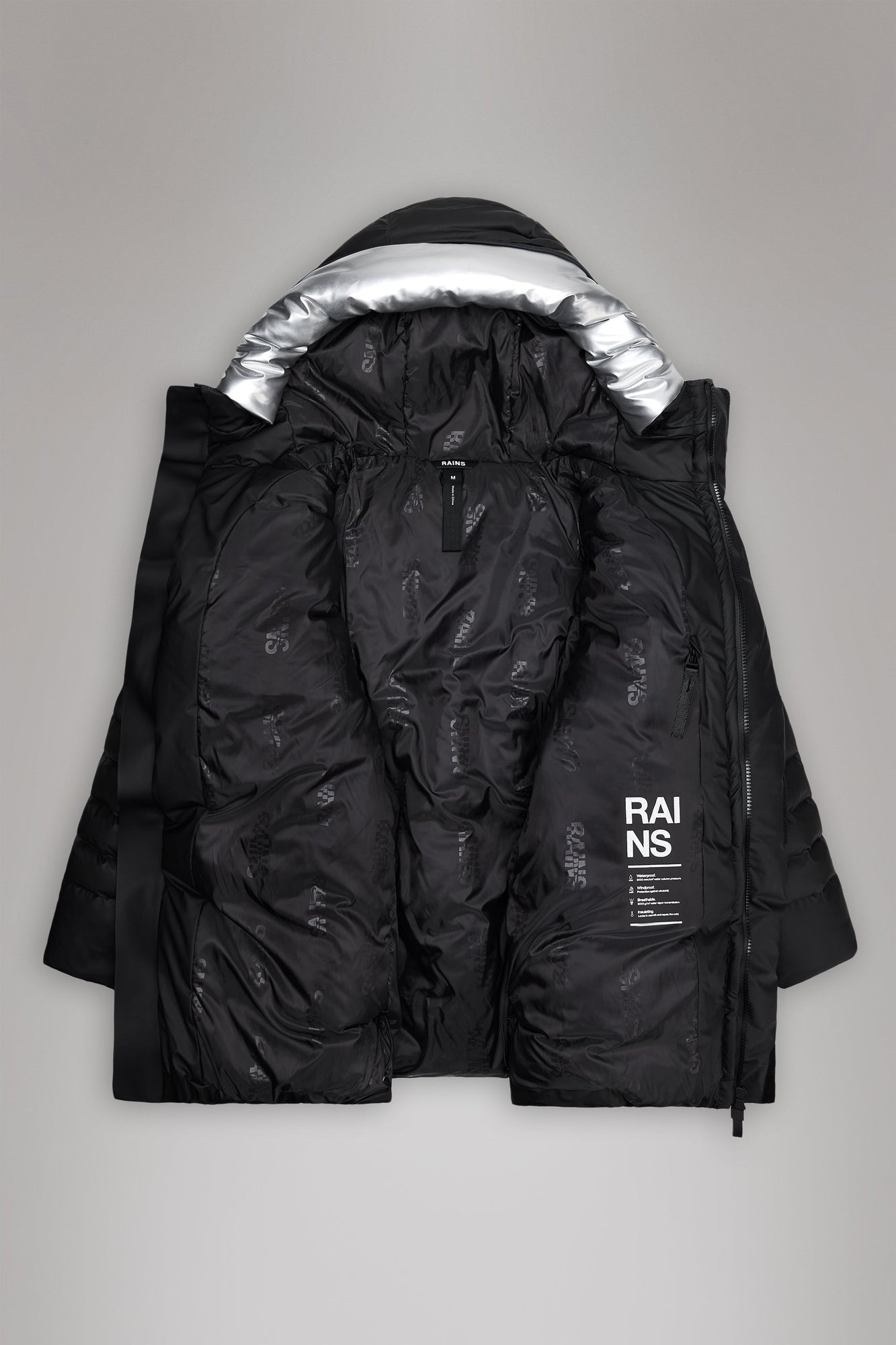 Alta Vision Long Puffer Jacket | Black