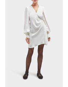 Amal Dress | Brilliant White