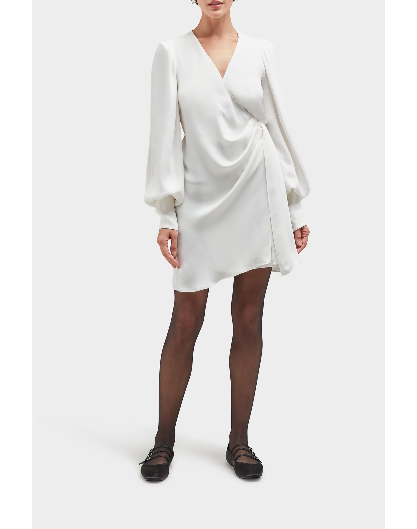 Amal Dress | Brilliant White