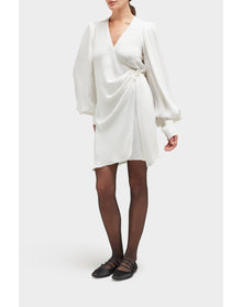 Amal Dress | Brilliant White