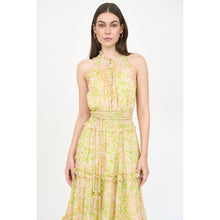 Amanda Dress | Lime Leopard