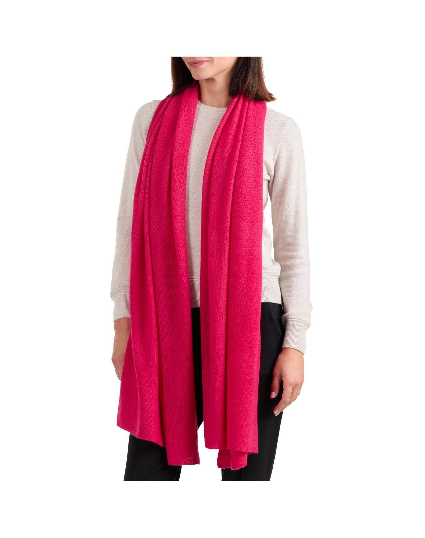 Amicale Cashmere | Women | Scarf | Dark Pink
