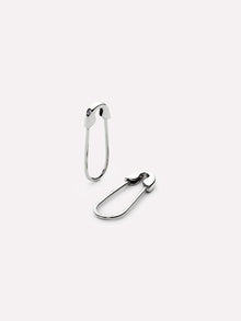 Ana Luisa Jewelry Earrings Pin Earrings Safety Pin Earrings Sia Silver