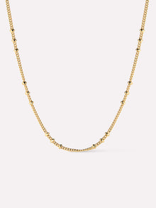 Ana Luisa Jewelry Necklaces Chain Necklaces Gold Chain Ana Gold Triple Bead Sterling Silver