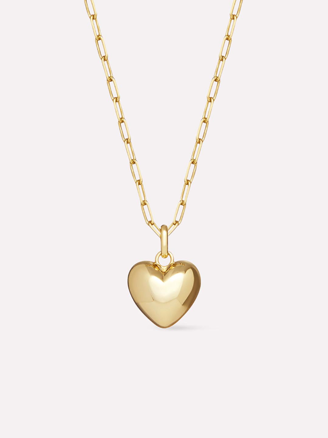 Ana Luisa Jewelry Necklaces Pendant Necklace Puffed Heart Necklace Lev Gold