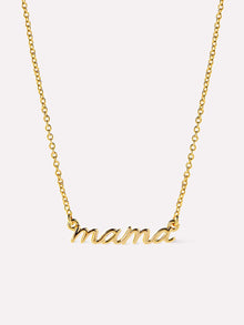 Ana Luisa Jewelry Necklaces Pendant Necklaces Mama Necklace Mama Necklace Mini Gold