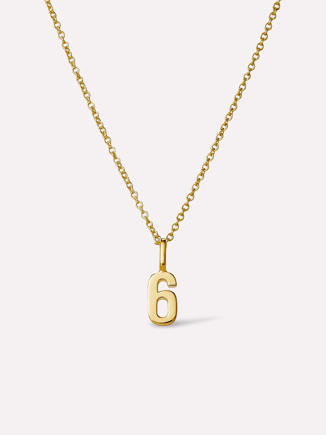 Number Necklace | Number Necklace | 14K Gold Plated