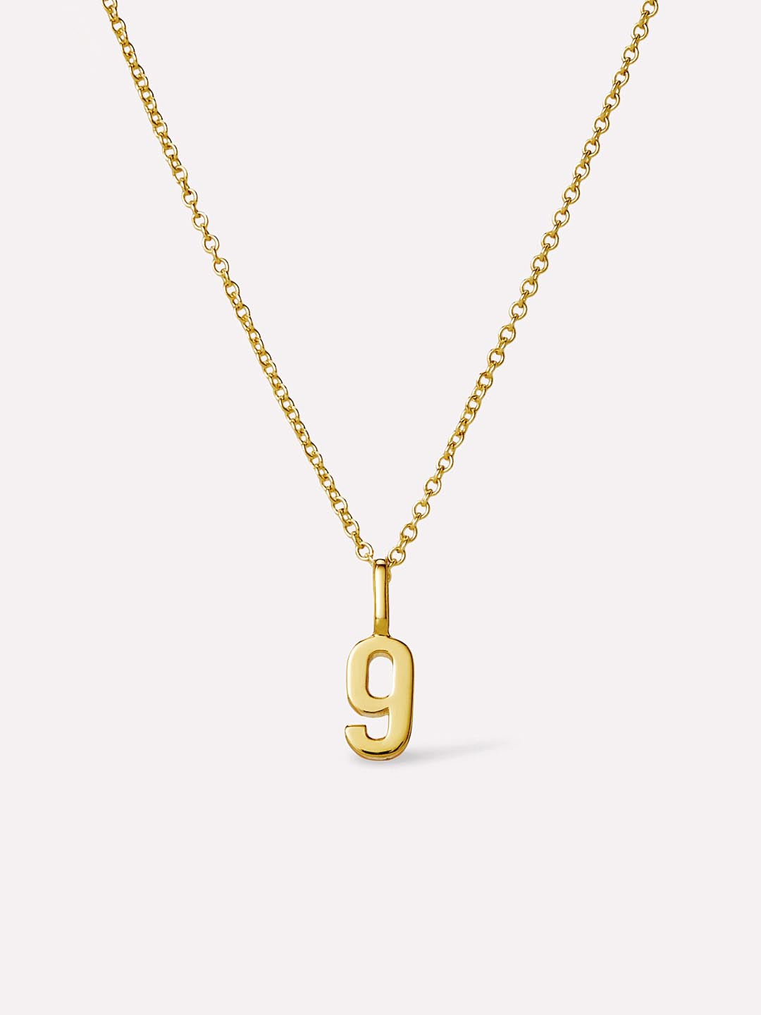 Number Necklace | Number Necklace | 14K Gold Plated