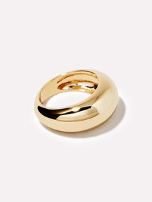 Ana Luisa Jewelry Rings Band Gold Dome Ring Noa