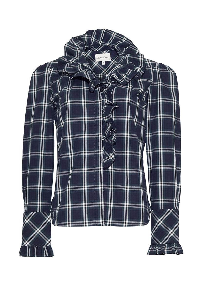 Anne Blouse | Plaid