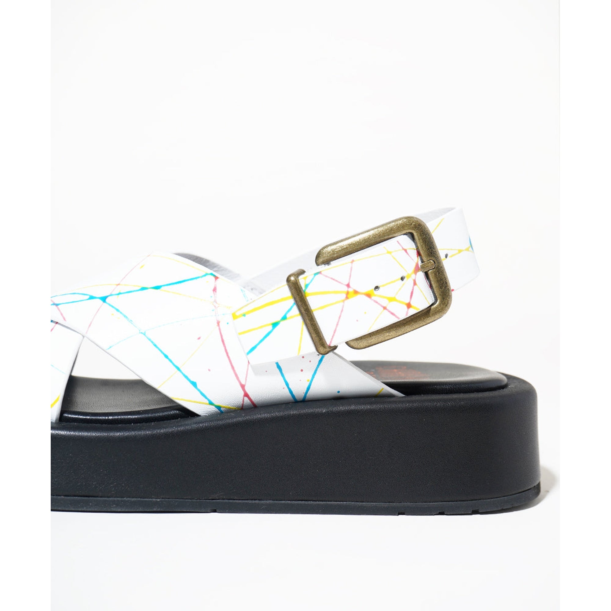 Anto Flatform Slingback Sandal | Splatter