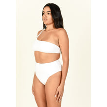 Apex One Shoulder Top | White Matte