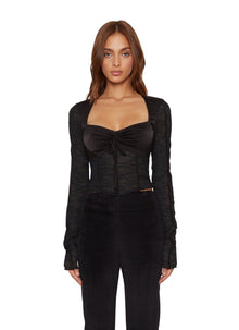 Womens | Archangel Swirl Top | Black