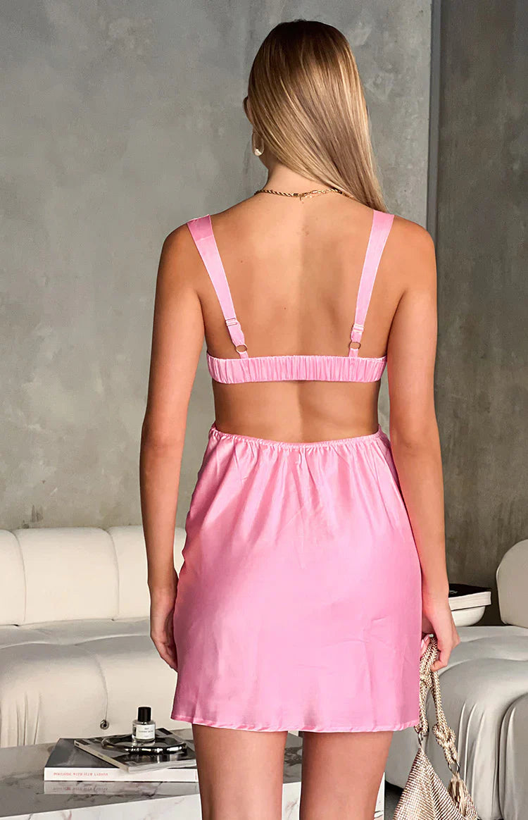 Arden Mini Dress | Pink