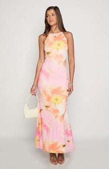 Ashton Floral Kisses Maxi Dress | Pink