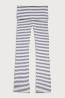 Avenue cotton flare legging hazy stripe