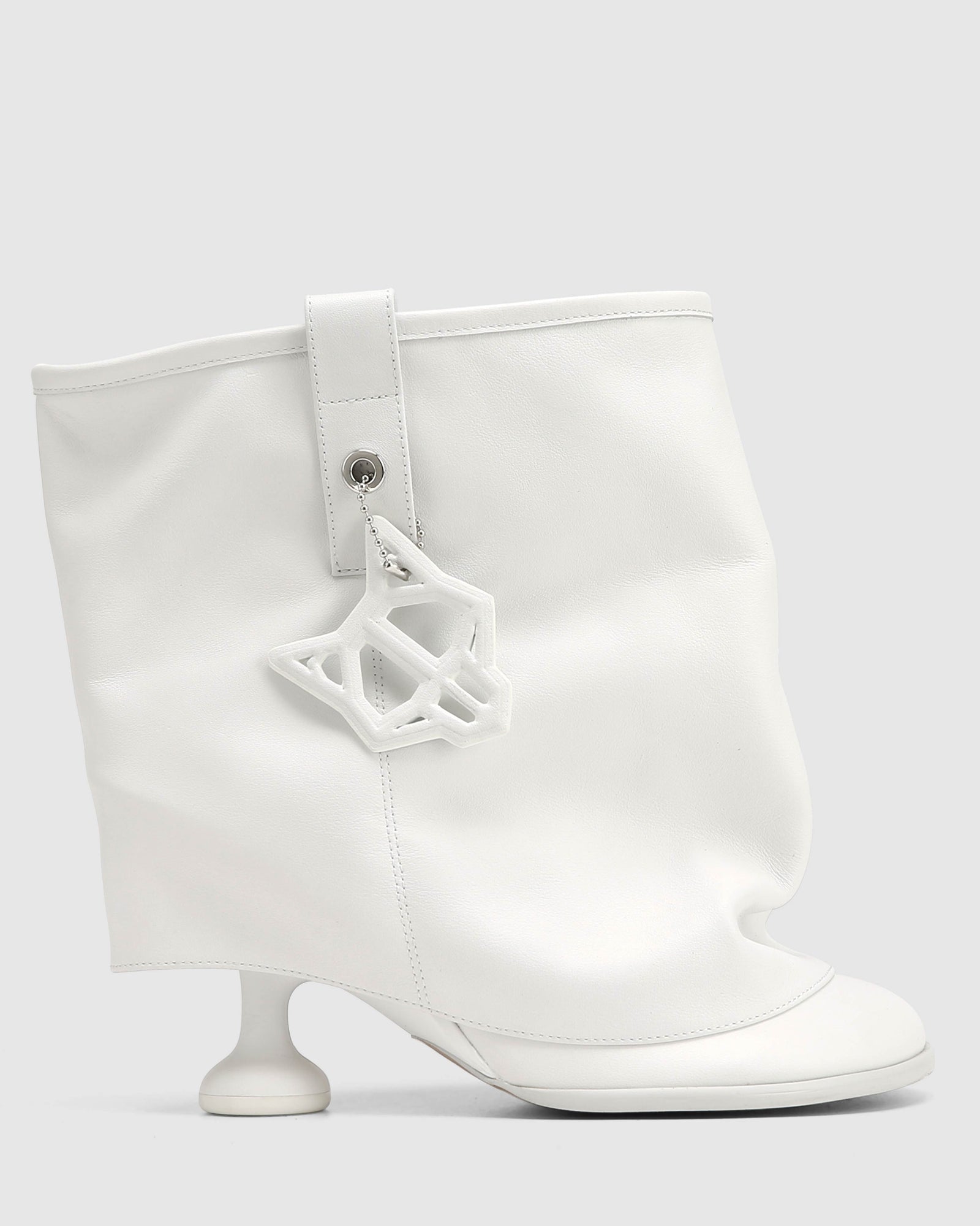 Womens | Bam Leather Boot | White
