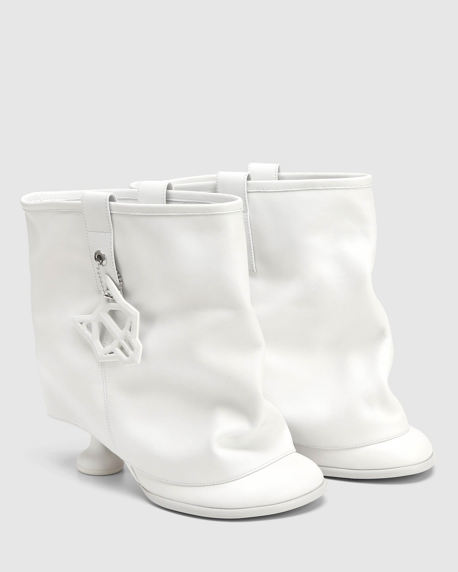 Womens | Bam Leather Boot | White