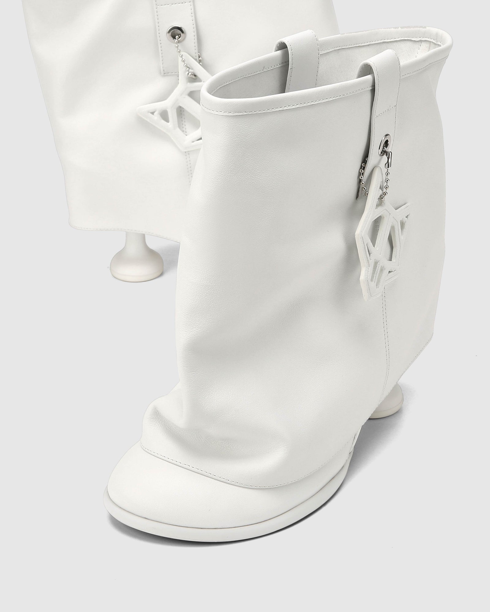 Womens | Bam Leather Boot | White