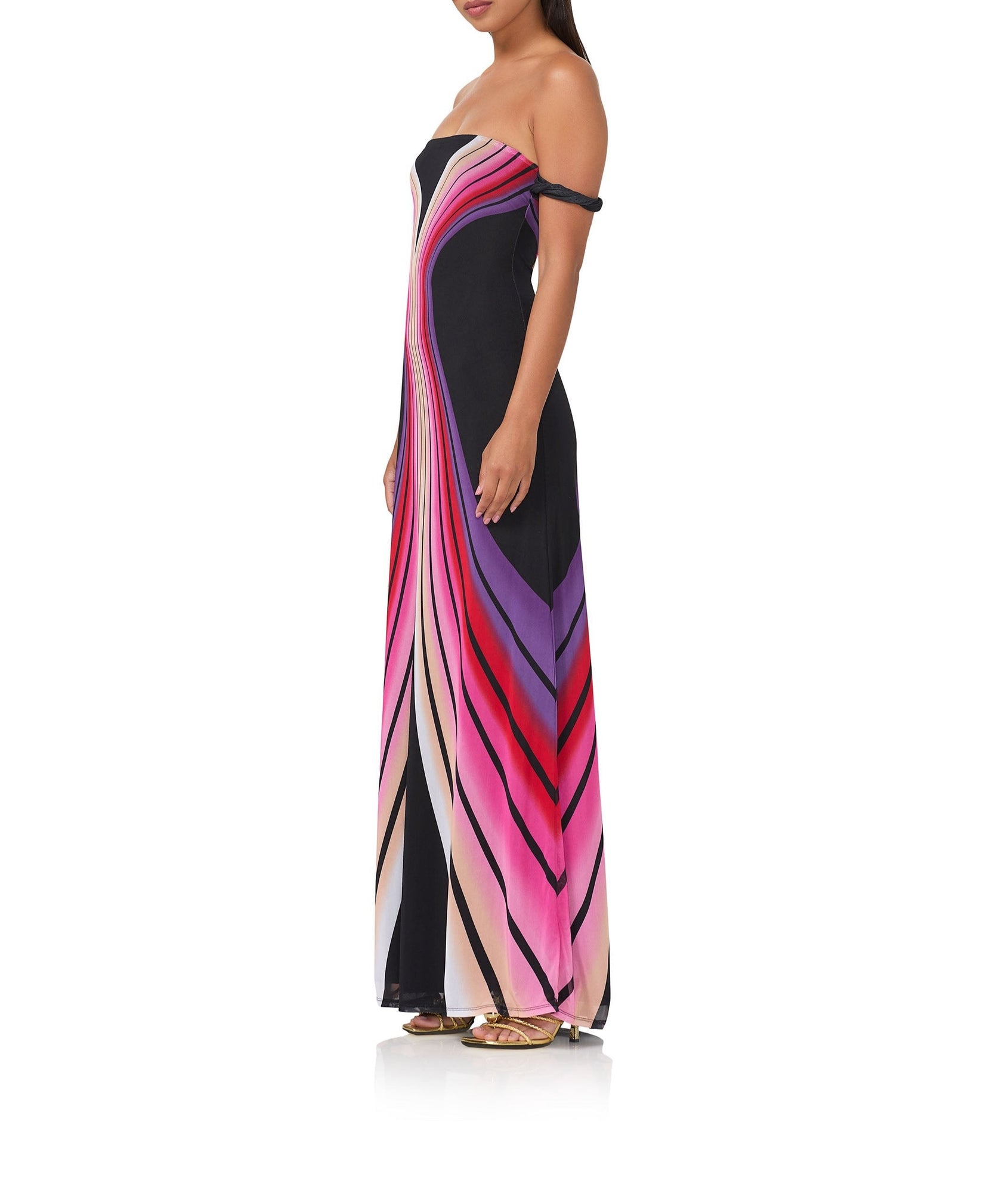 Barot Maxi Dress | Ombre Shadow