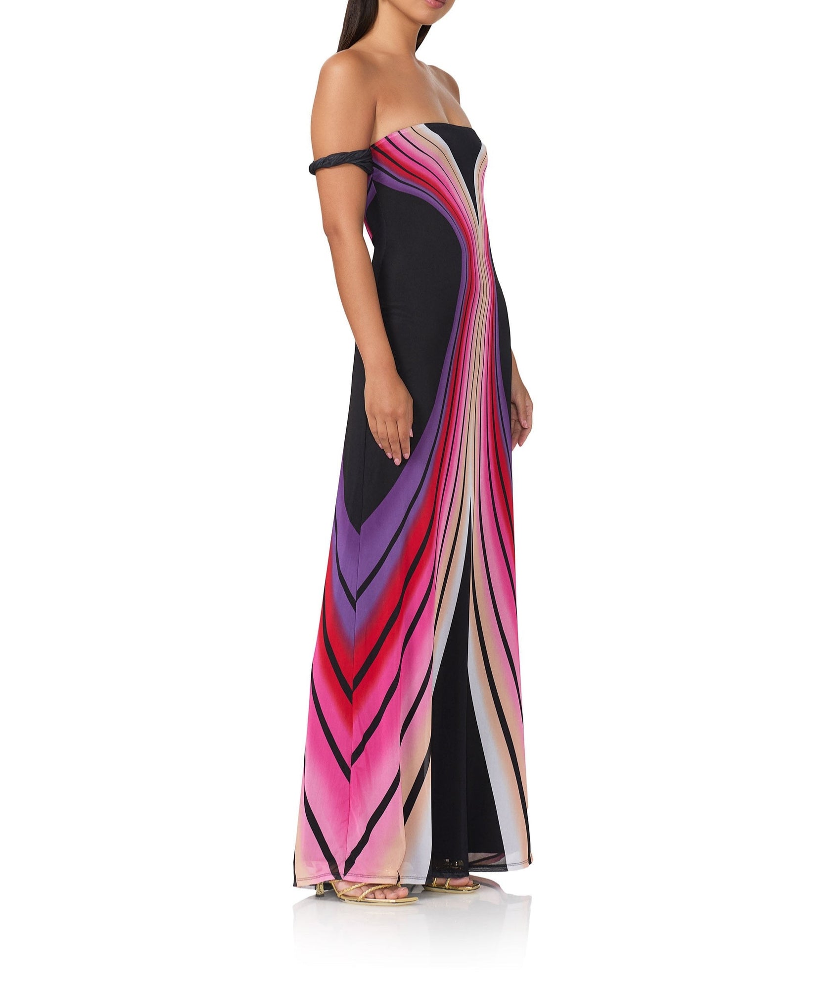 Barot Maxi Dress | Ombre Shadow