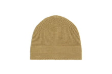 Organic Knit Hat | Beige - Orange Plant Dye