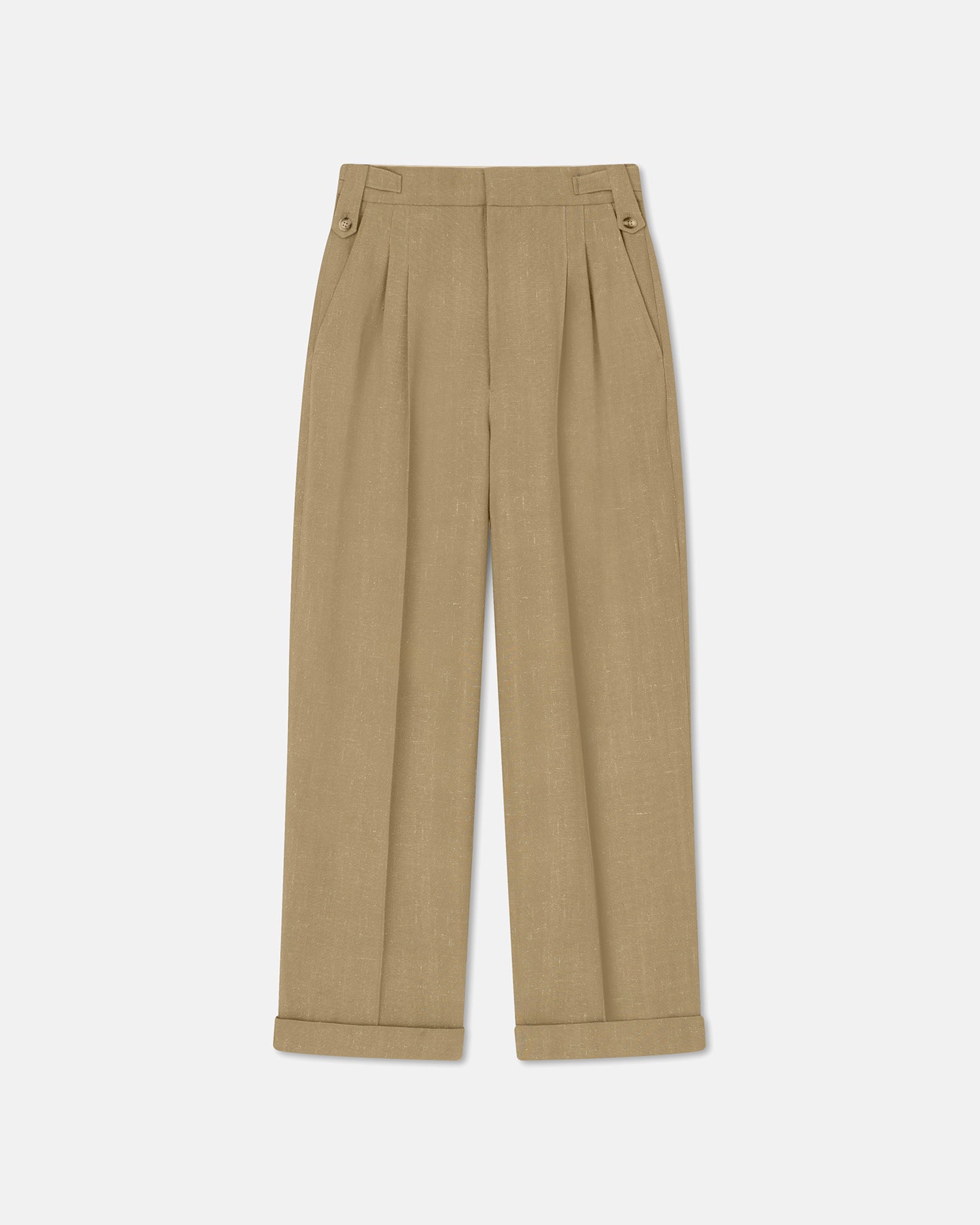 Biba Silk-Blend Tweed Pants | Wax Pf23