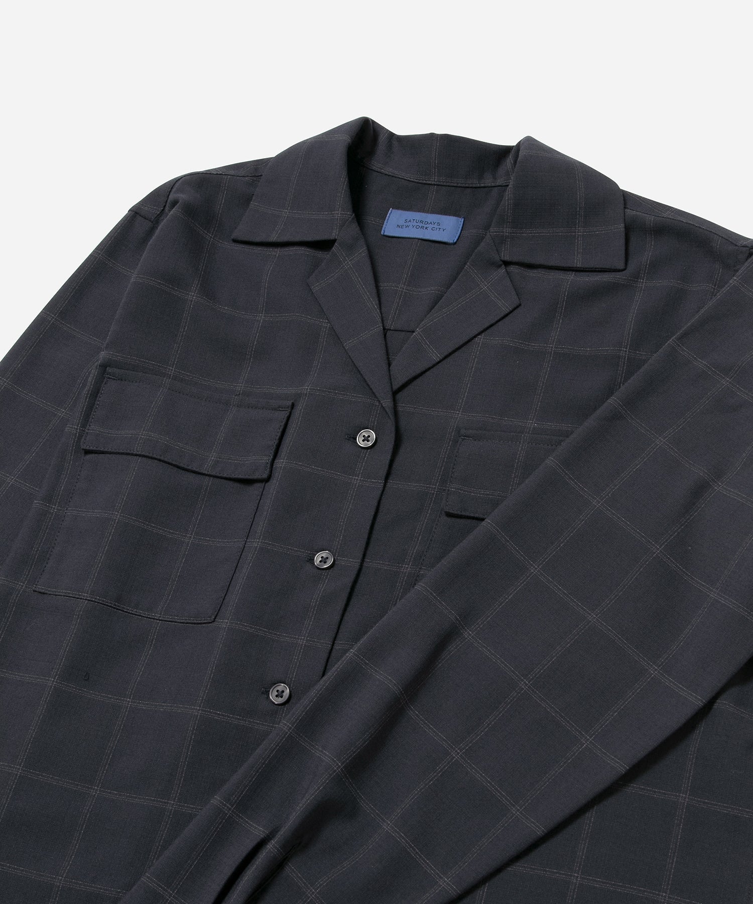 Black | Lomedico Gabardine LS Shirt