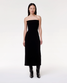Another Tomorrow Doppio Structured Dress in Black – Wool Women's Dress