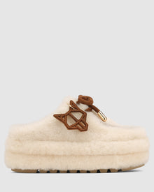 Womens | Blizzard Suede/Shearling Loafer | Sand