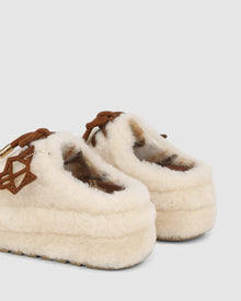 Womens | Blizzard Suede/Shearling Loafer | Sand