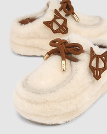 Womens | Blizzard Suede/Shearling Loafer | Sand