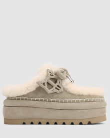 Womens | Blizzard Yetti Suede Loafer | Stone