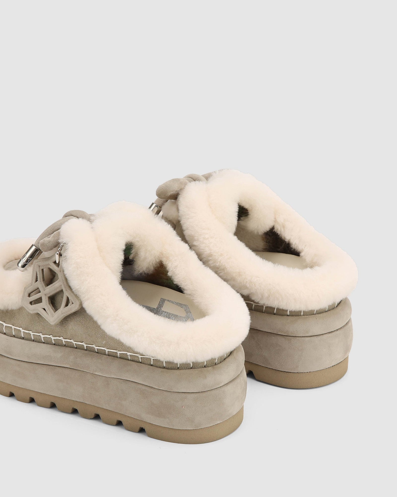 Womens | Blizzard Yetti Suede Loafer | Stone