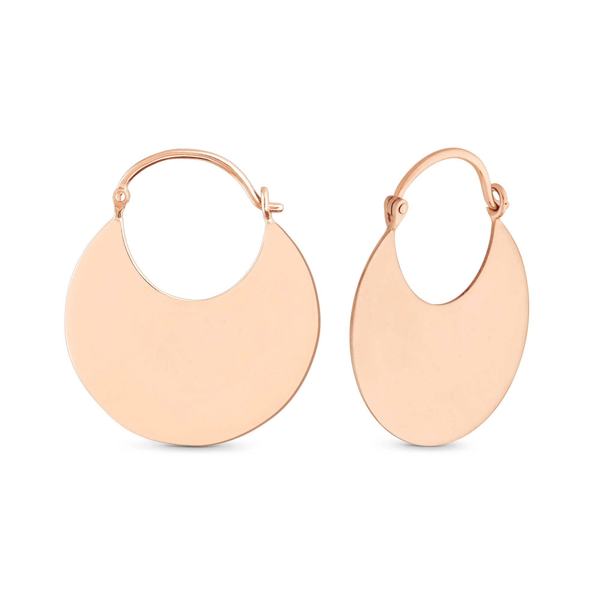 Donut Hoops | 18K Rose Gold