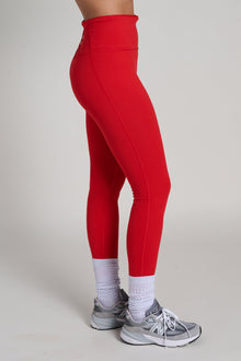 Fabletics | Boost Powerhold High-Waisted Legging | Heated Red