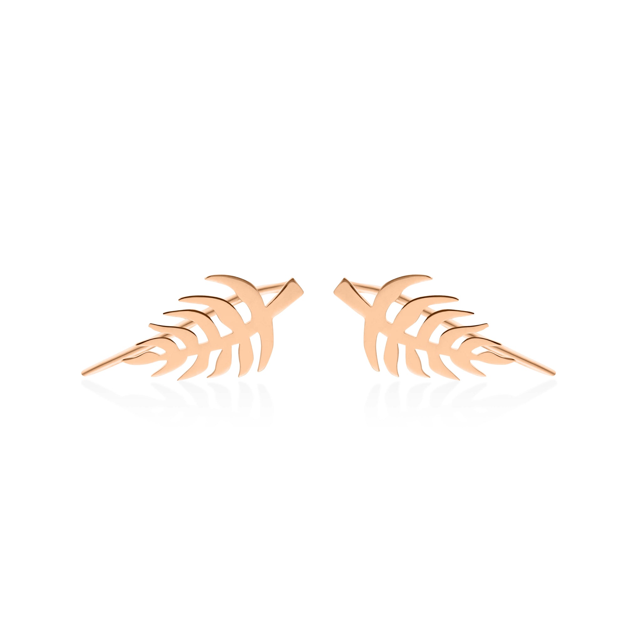 Palms Studs | 18K Rose Gold