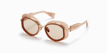 Womens | Brigitte Sunglass | Nude - White Gold | Medium Brown