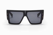 Unisex | B - Grand Sunglass | Matte Black - Black Rhodium | Dark Grey