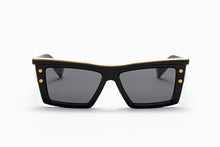 Womens | B - VII Sunglass | Black - Gold | Dark Grey