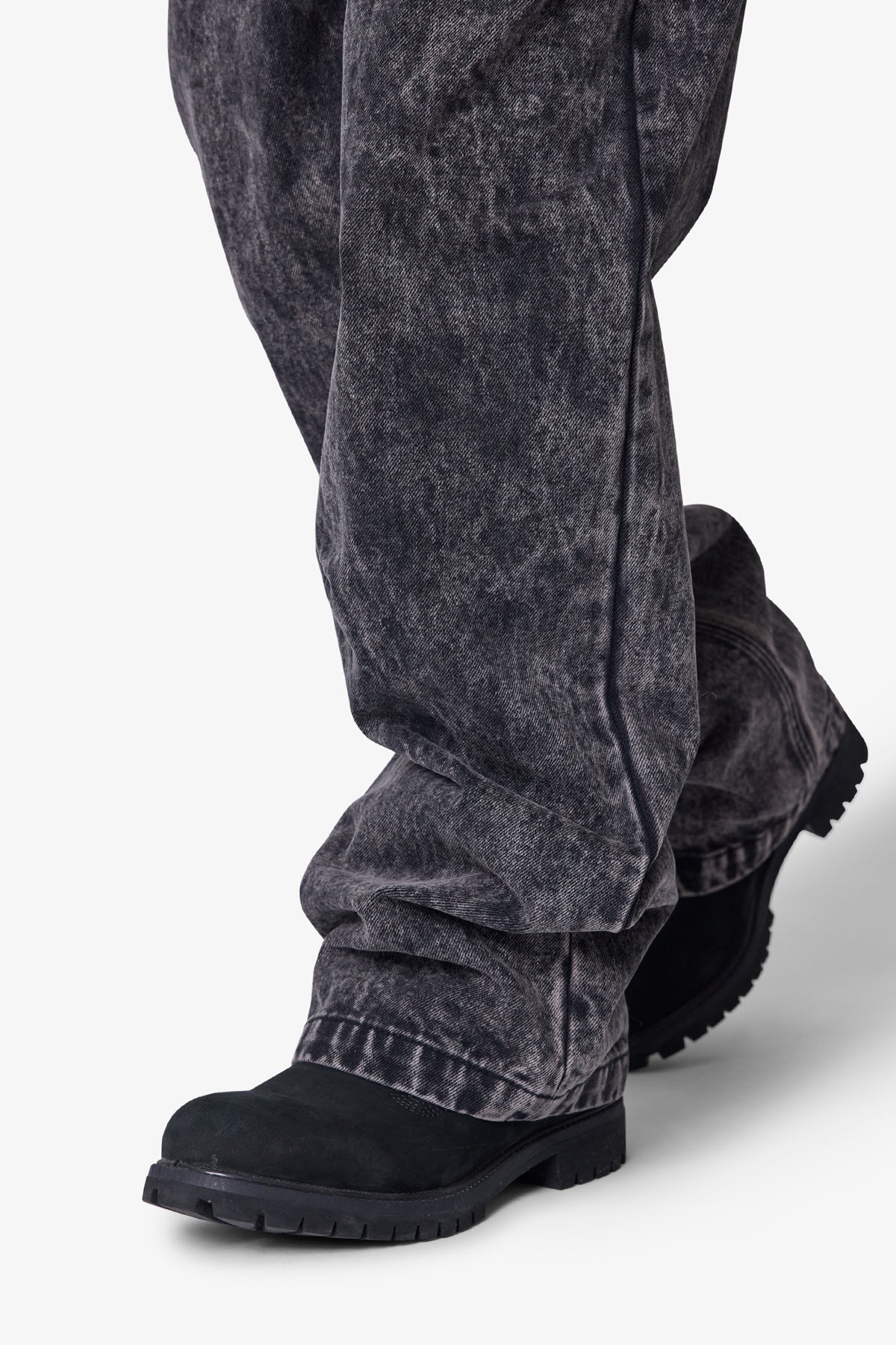 Baggy Moto Denim | Vintage Black