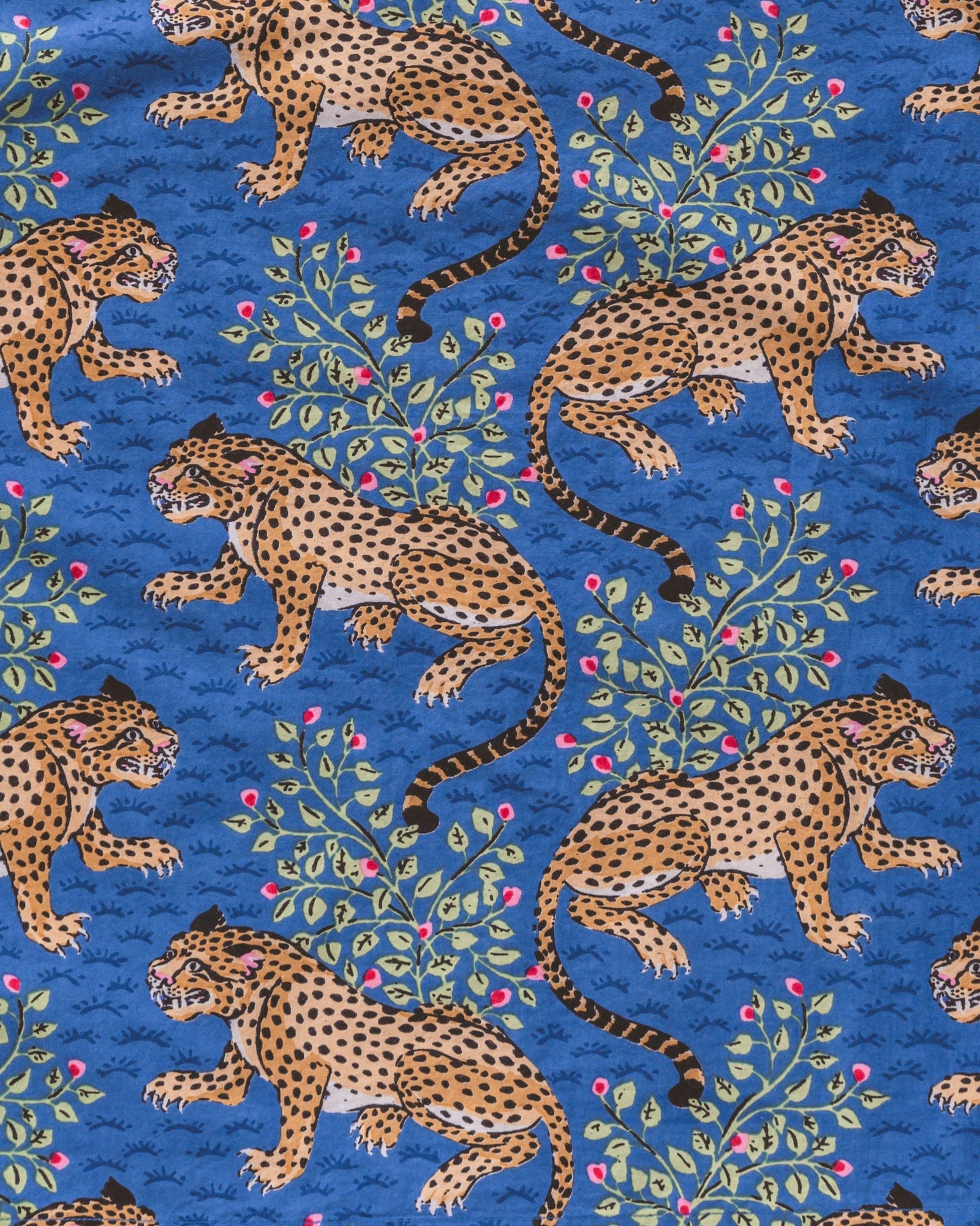 Bagheera - Long Sleep Set - Sapphire - Printfresh