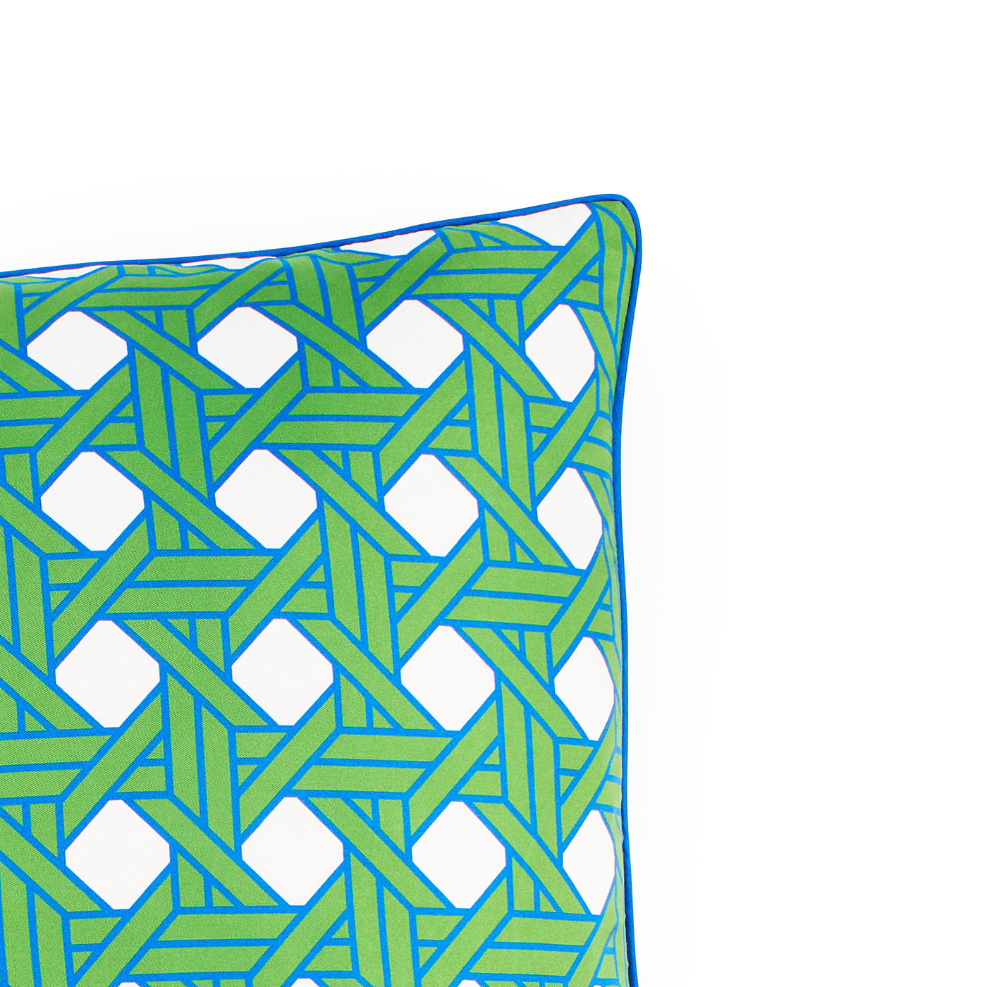 Basketweave Pillow | Green