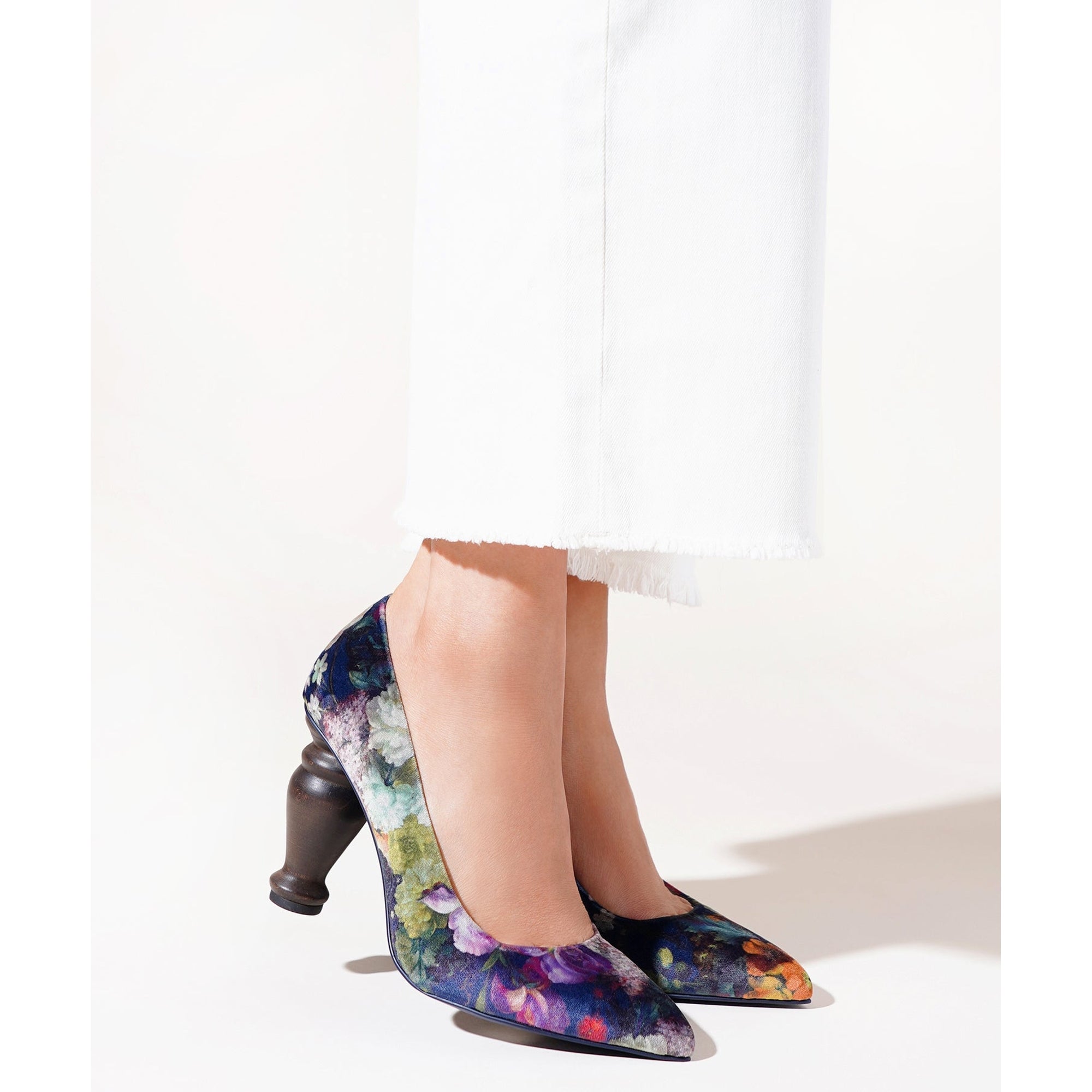 Baughn Furniture Heel Pump | Floral