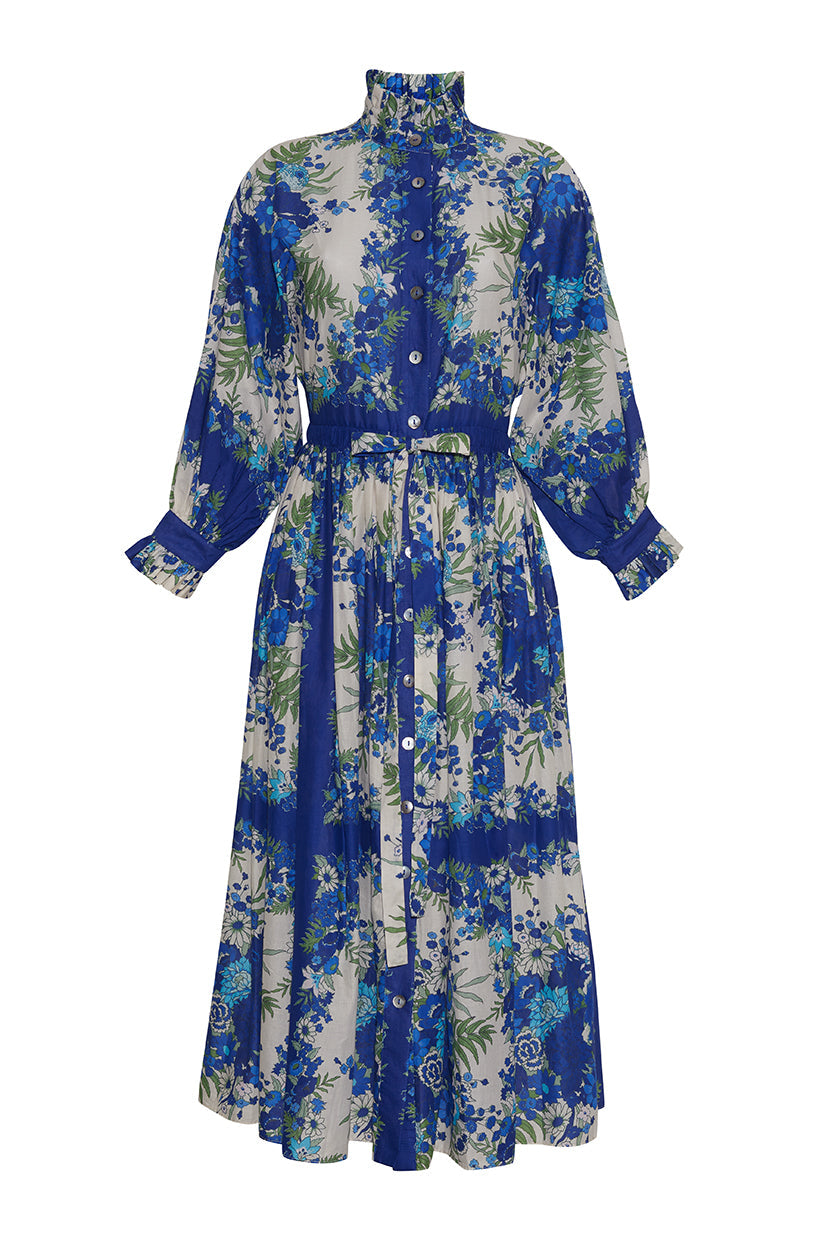 Beatrice Dress | Evening Blue Bombay