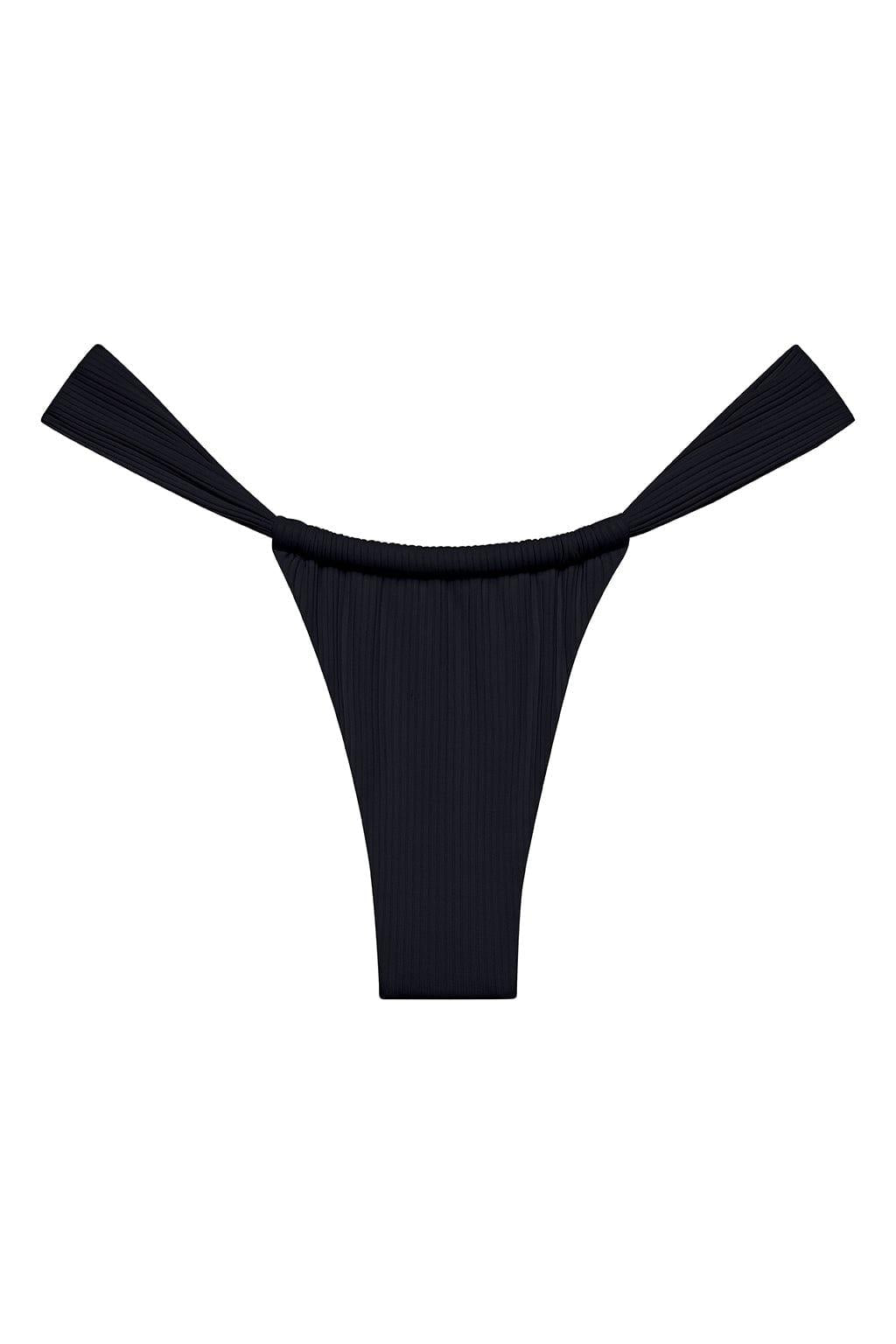 Sandra Bikini Bottom | Black Rib
