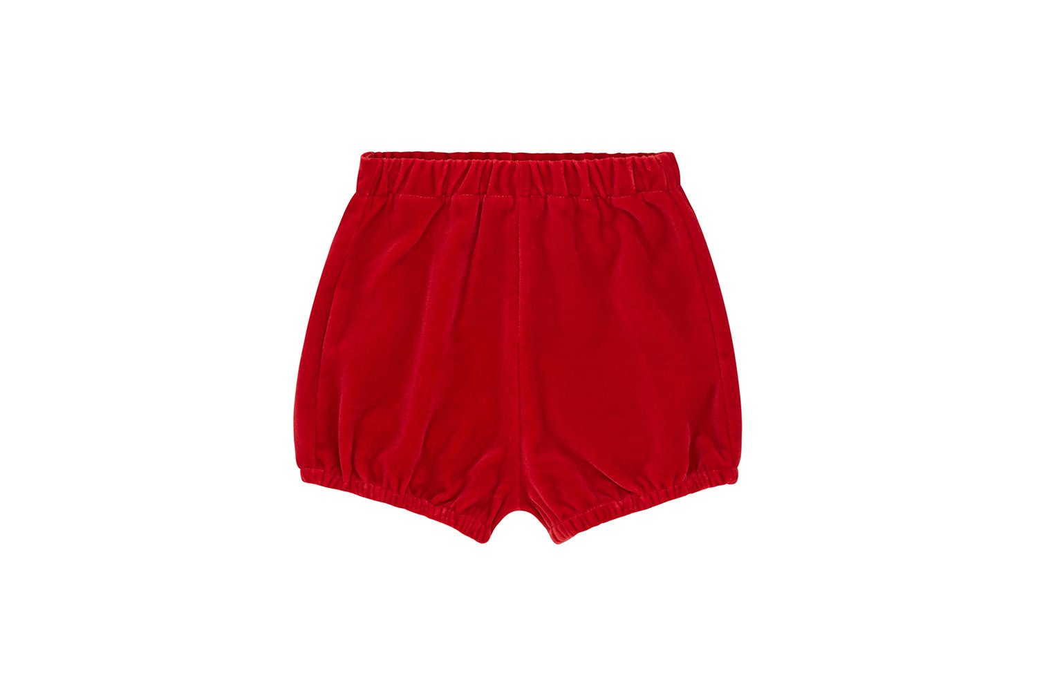 Organic Cotton Velvet Bloomers | Red