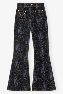 Blue Snake Goddi Jeans | Indigo
