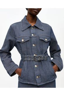 Blue Twill Denim Jacket | Rinse